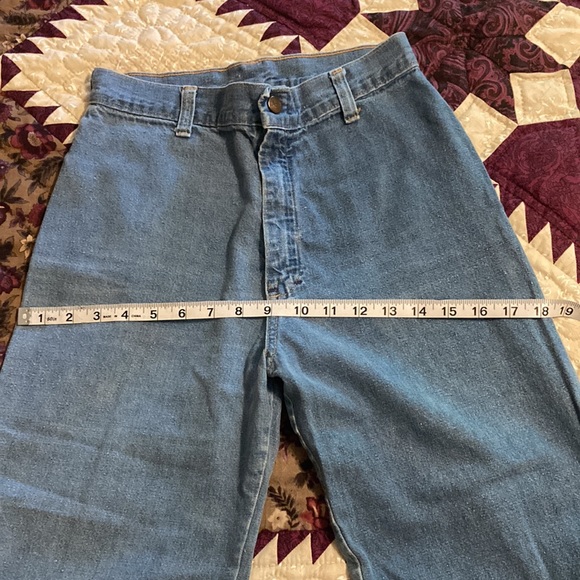 VINTAGE 1970s Bellbottoms, Light-Wash - Picture 10 of 11